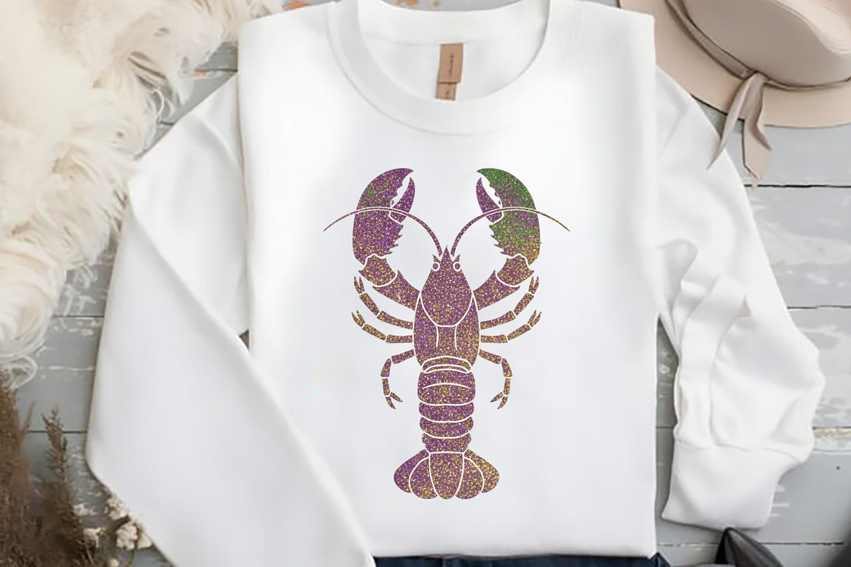 Crawfish Mardi Gras Kids Sublimation, an Illustration by Black Bird Studio (Photo 2 of 3)
