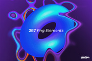 Pulse 287 PNG Elements + 30 Posters, an Object Graphic by Graphicdome (Thumbnail 7 of 27)