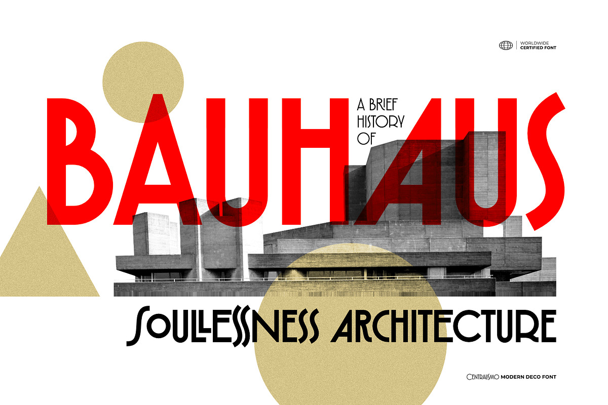 Centralismo - Avant Garde Font, a Sans Serif Font by ikiiko (Photo 2 of 7)