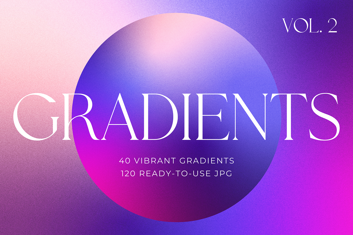 Vibrant Retro Grainy GRADIENTS, a Background Graphic by Lyrata Studio (Photo 1 of 24)