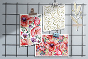 Watercolor wildflowers set, an Illustration by Artmanata (Thumbnail 19 of 26)