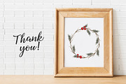 Winter patterns. Watercolor, a Pattern Graphic by Maria's little shop (Thumbnail 6 of 6)
