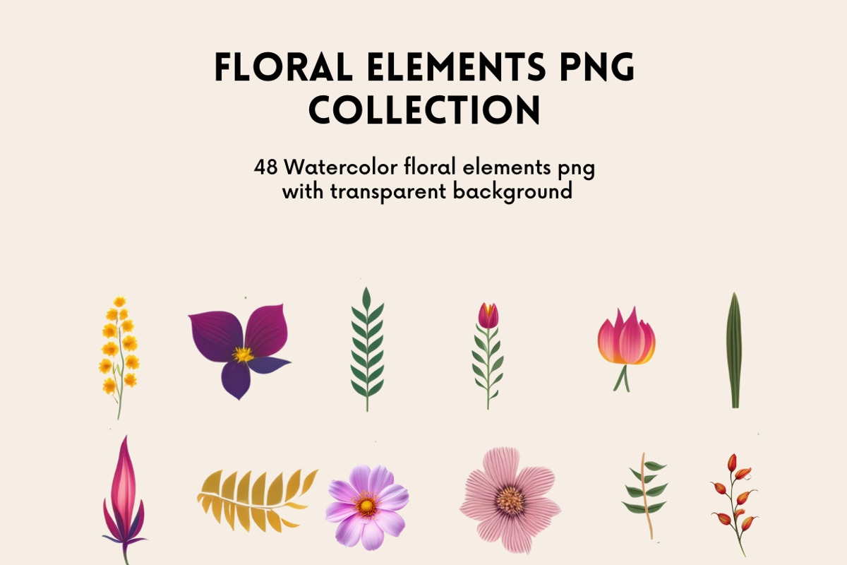 183+ Flowers & Elements Collection, an Illustration by AN Productions (Photo 5 of 17)