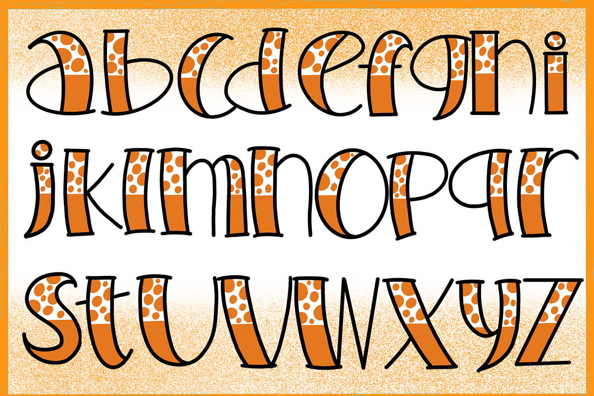 Spooky Pumpkin-PNG fonts, a Handwritten Font by It me digital art (Photo 3 of 7)