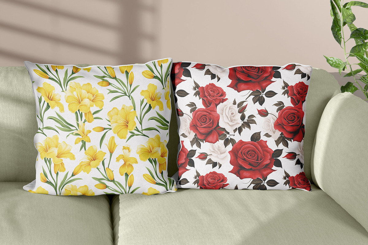 Spring Flowers Seamless Pattern, a Pattern Graphic by Forhadx5 (Photo 20 of 20)