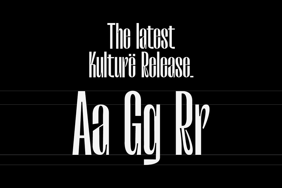 Neue Striktus - Display Type, a Sans Serif Font by Kulturë Type (Photo 2 of 9)