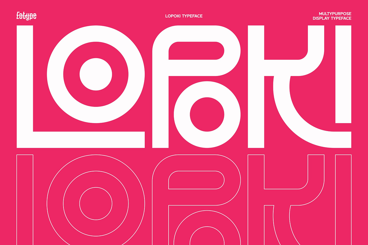 Lopoki, a Sans Serif Font by Eotype Studio (Photo 1 of 12)