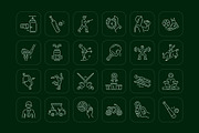 Animated Sports Icon Art Set, an Outline Icon by Prosymbols (Thumbnail 3 of 4)