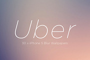 Uber - iPhone 5 Blur Wallpaper Set, a Texture Graphic by DanFreebairn (Thumbnail 1 of 3)