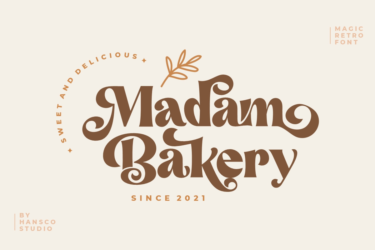 Magic Retro - Retro Serif Font, a Serif Font by HansCo Studio (Photo 3 of 13)