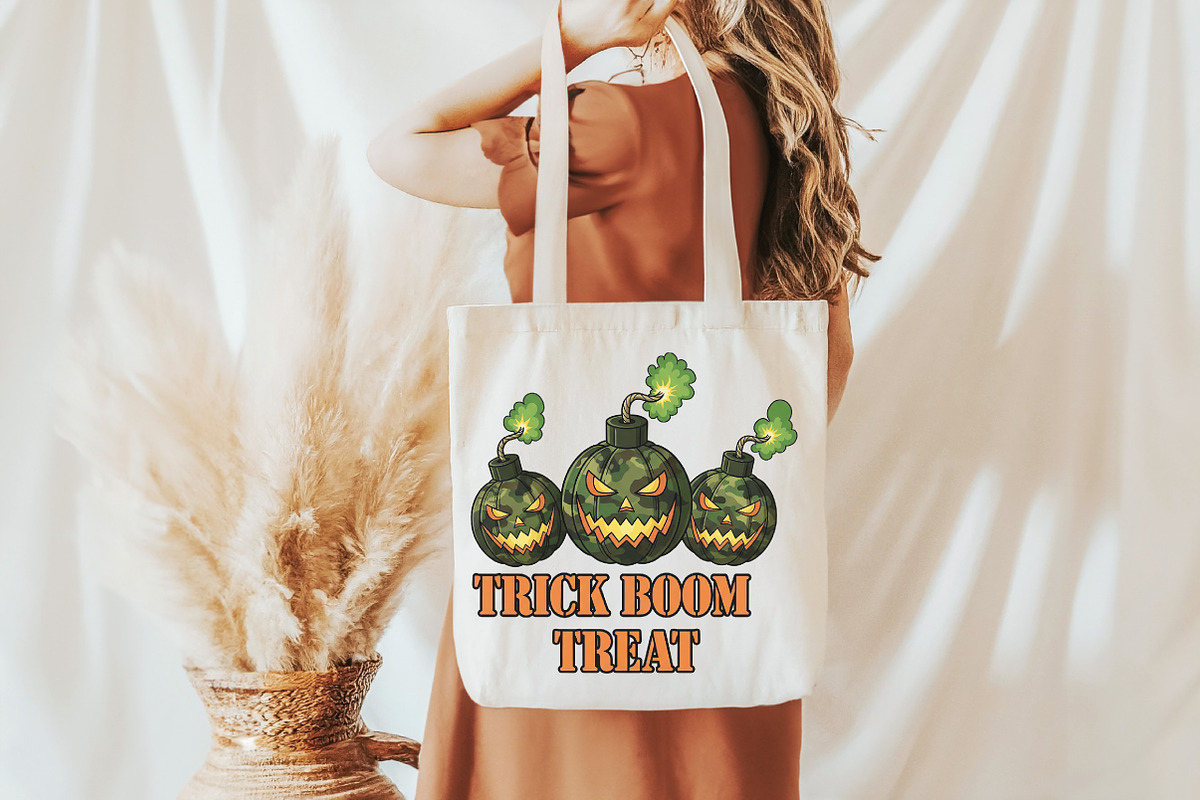Camo Pumpkins Halloween Sublimation, an Illustration by DreamCafeArt (Photo 2 of 6)