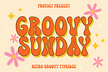 Groovy Sunday - Retro Font