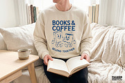 Books & Coffee Belong Together Book, an Object Graphic by SharpMarketplace (Thumbnail 4 of 4)