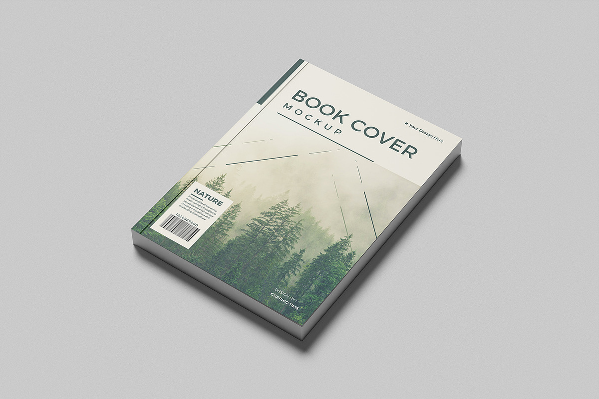 Book Cover Mockup, a Books & Magazine Mockup by graphictime (Photo 4 of 12)