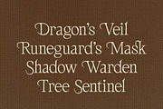 AV Galveria - Display Serif Font, a Serif Font by Uncarving (Thumbnail 17 of 20)