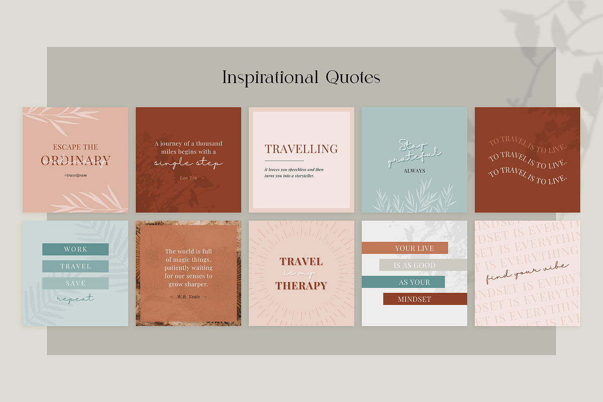 Instagram Template Bundle in CANVA, a Social Media Template by RWstudio (Photo 2 of 8)