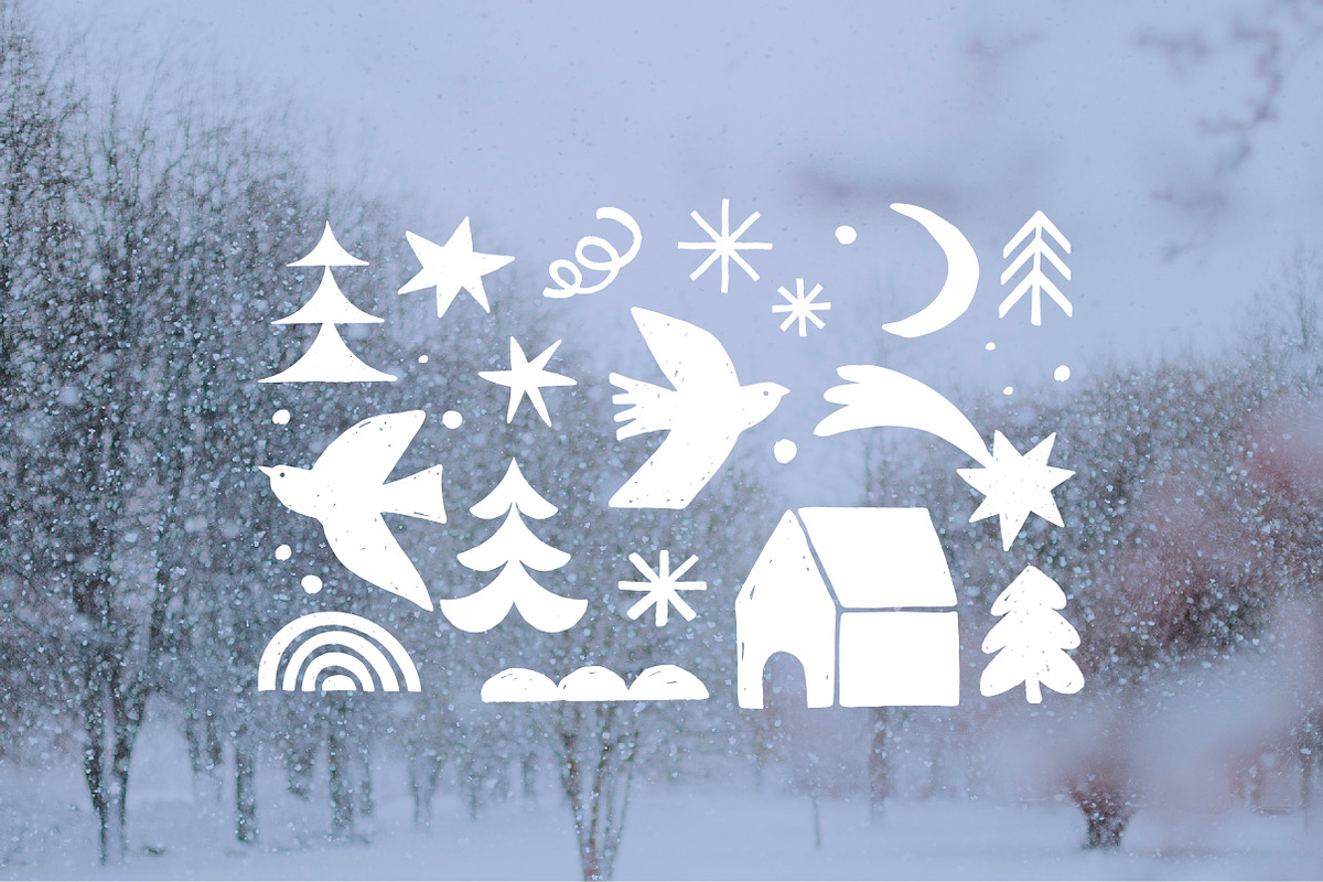 Season of Sparkle, Christmas Doodles, a Decorative Illustration by Marish (Photo 3 of 16)