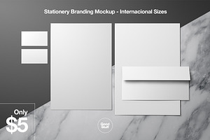 Stationery Branding Mockup - A4