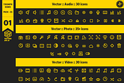 Triumph Icons Pack 01, a Graphic by Idette Designs™ (Thumbnail 1 of 2)