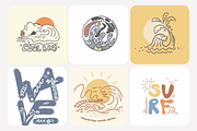 Boys Surf Print Pattern Collection, a Decorative Illustration by Coco & Cub Studio (Thumbnail 11 of 11)
