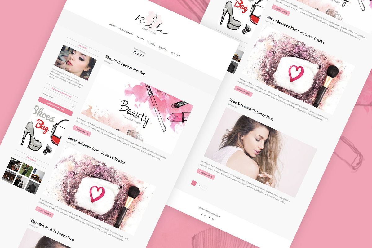 Belle - Fashion WordPress Theme, a WordPress Template by EasyBlog Themes (Photo 3 of 4)