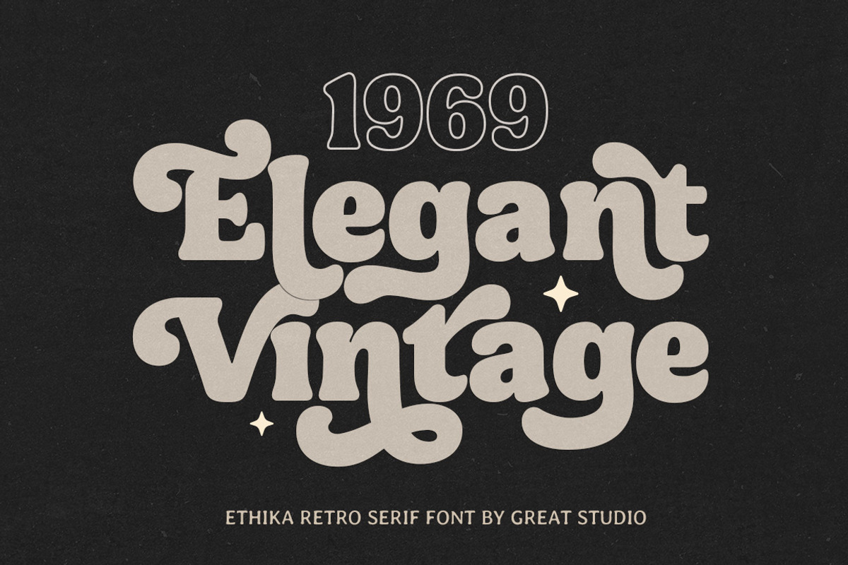 Ethika - Retro Serif Font, a Serif Font by Mulkan Nazir (Photo 10 of 16)