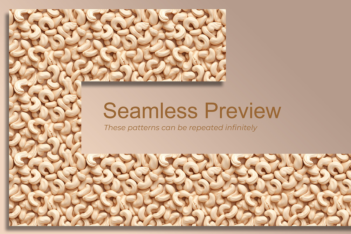 Nuts Seamless Pattern, a Pattern Graphic by Forhadx5 (Photo 2 of 8)