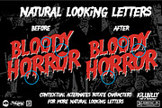 Killbilly - Rotating Horror Font, a Handwritten Font by Remedy667 (Thumbnail 4 of 7)