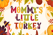 Joyful Turkey - Display Thanksgiving, a Font by PutraCetol Studio (Thumbnail 5 of 11)