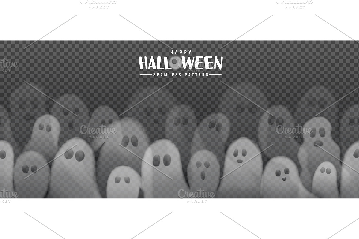 Seamless banner for Halloween, a Texture Illustration by Andrey Yaroslavtsev