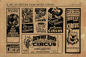 Retro Circus Pack