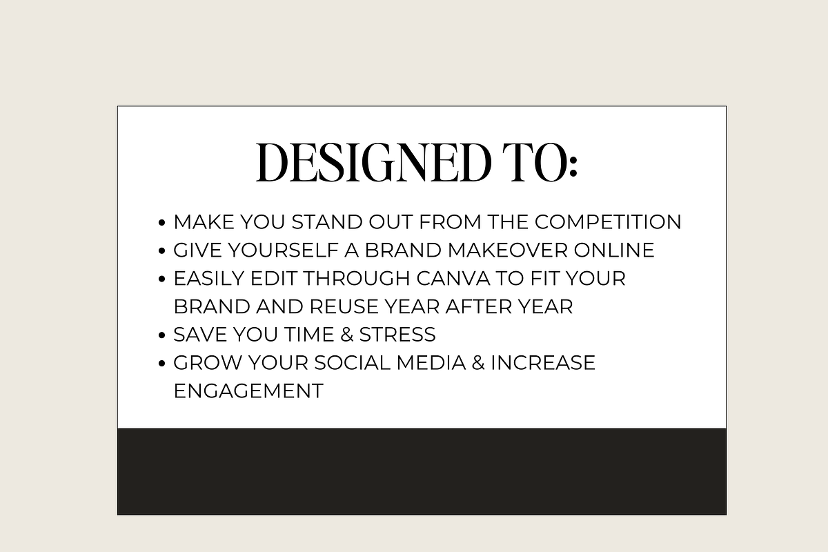 Skincare Instagram templates Canva, a Social Media Template by Design Driven Media (Photo 6 of 6)