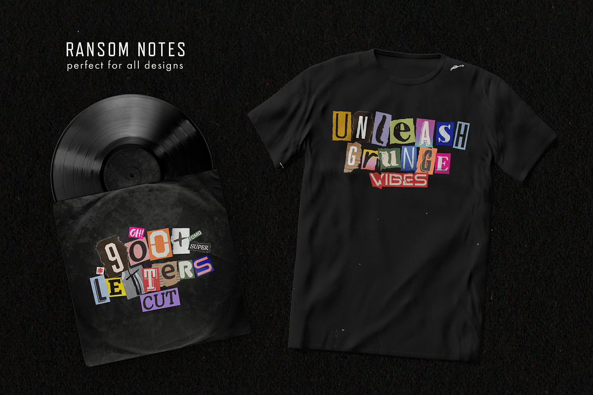 Ransom Note Letters Set, an Object Graphic by DesignerCandies (Photo 5 of 12)