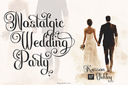 Bagundella Classic Script, a Script Font by madeDeduk (Thumbnail 4 of 8)