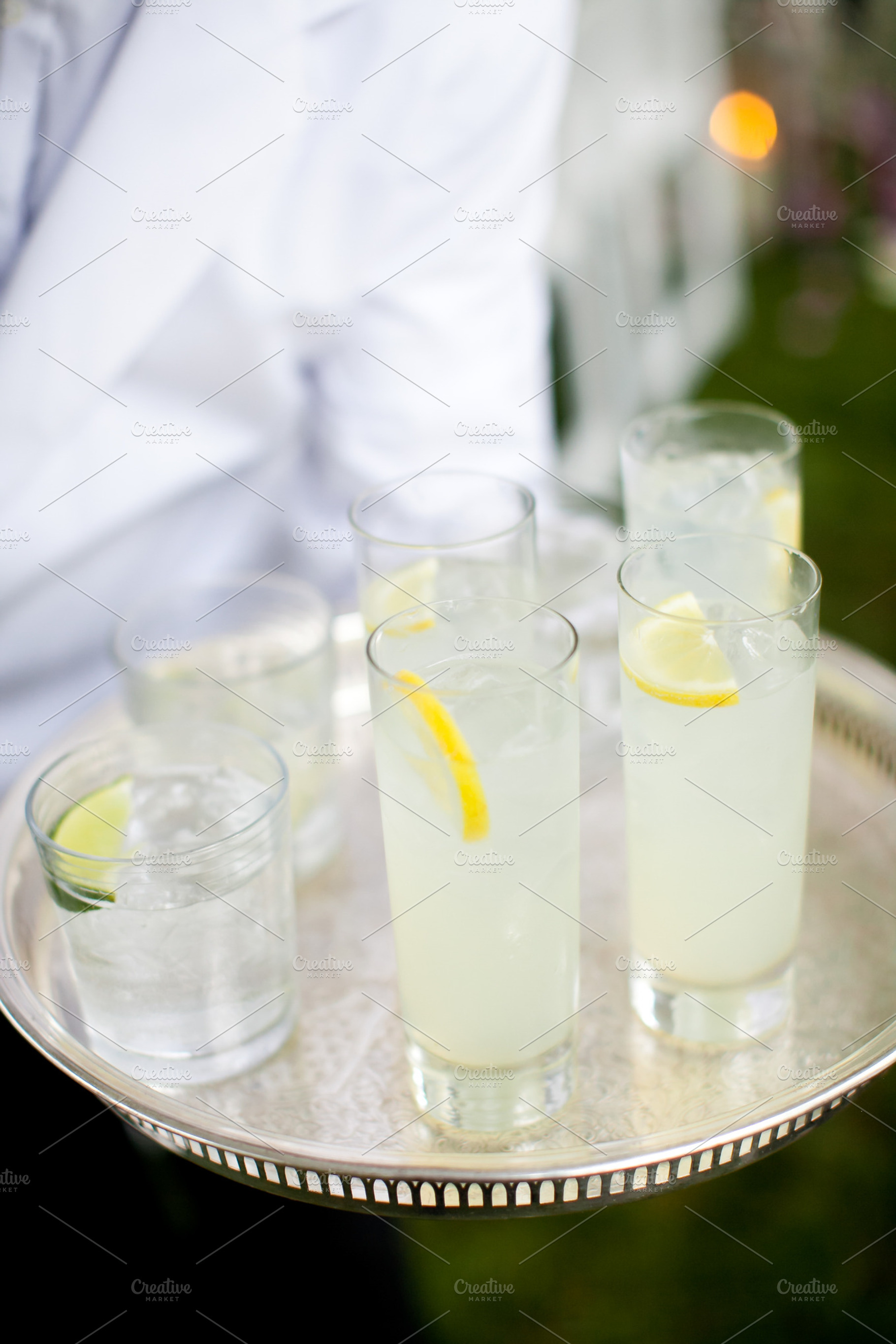Lemonade glasses, a Background Photo by Stocklane