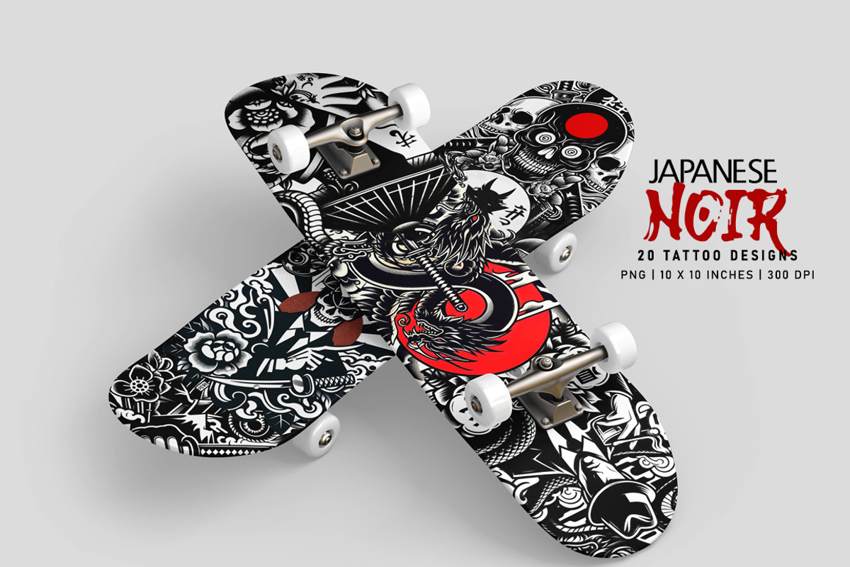 Japanese Noir, a Decorative Illustration by Digital Art Creations (Photo 6 of 9)