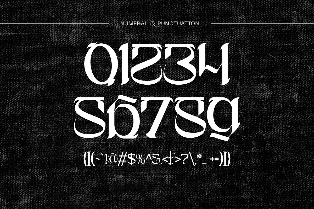 Absa Blackletter - Logo Font, a Blackletter Font by Nirmana Visual (Photo 9 of 10)
