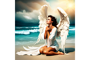 Templates, Angel, Celestial bundle, a Poster Template by Boho Pixel Dust (Thumbnail 2 of 9)