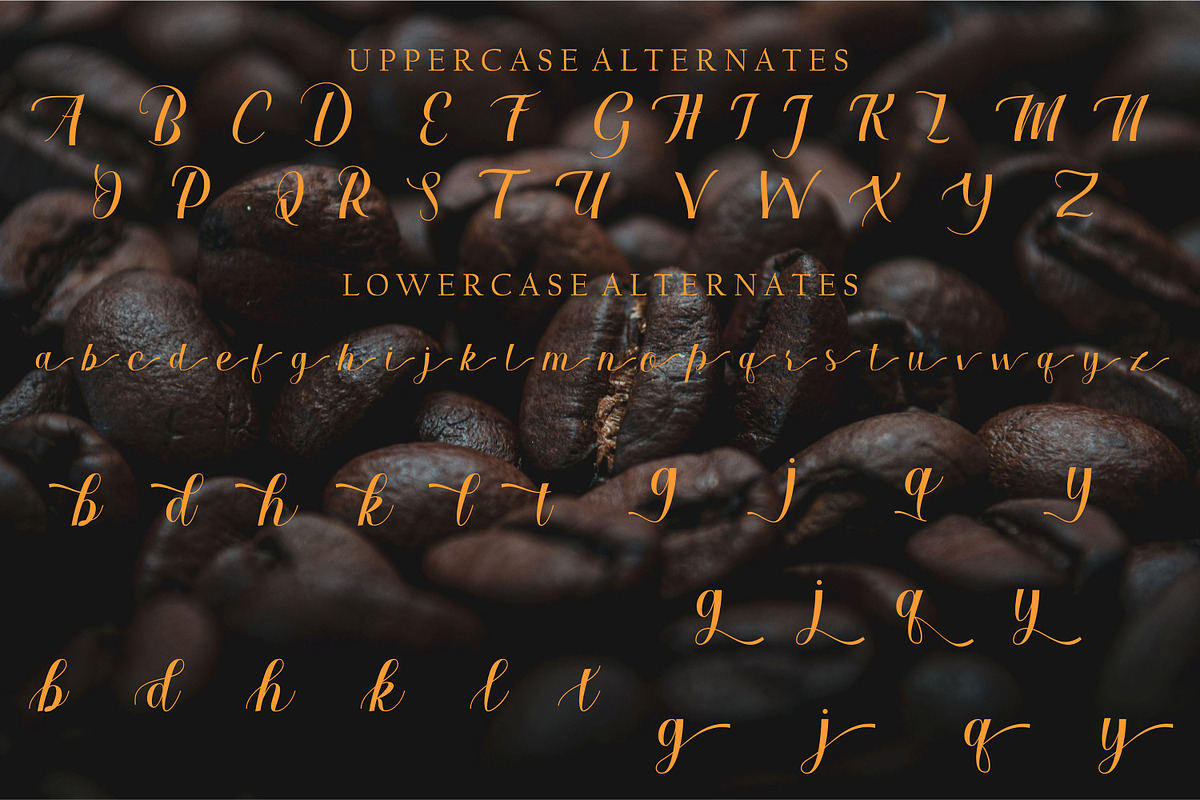 Black coffee, a Script Font by Funtype (Photo 9 of 10)