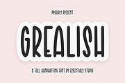 GREALISH, a Handwritten Font by Essentials Studio (Thumbnail 1 of 8)
