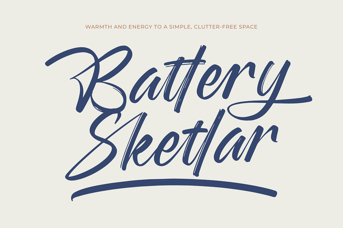 Rangdak Morattes Bold Brush Type, a Script Font by Letterena Studios Script (Photo 3 of 20)