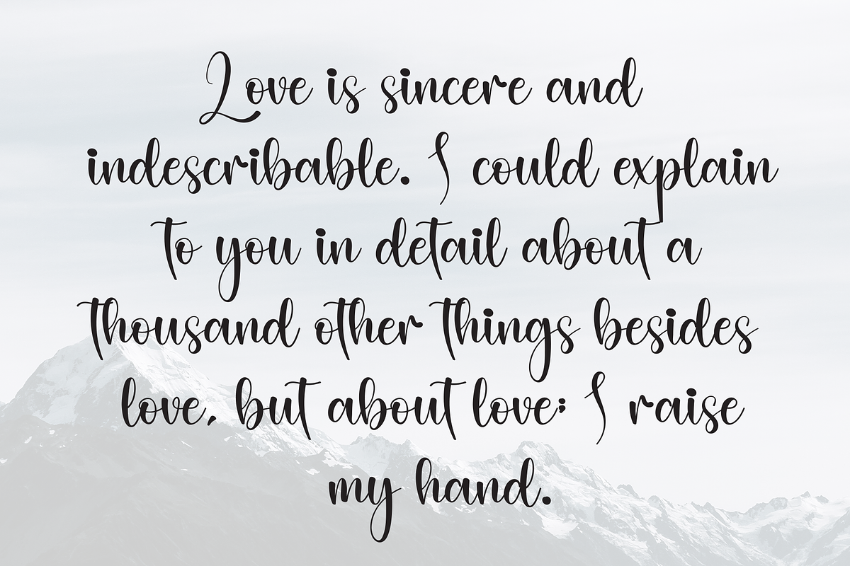 Homestay | Script Font, a Handwritten Font by Scratchones (Photo 6 of 9)