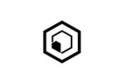 Hexagon Frame Silhouette Bundle, a Graphic by Artivon (Thumbnail 8 of 10)