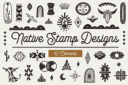 Native Stamp Designs, a Decorative Illustration by cmfgraphics (Thumbnail 1 of 3)