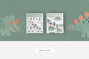 My little Dinosaur. Watercolor set, an Animal Illustration by Cute And Wild (Thumbnail 6 of 6)
