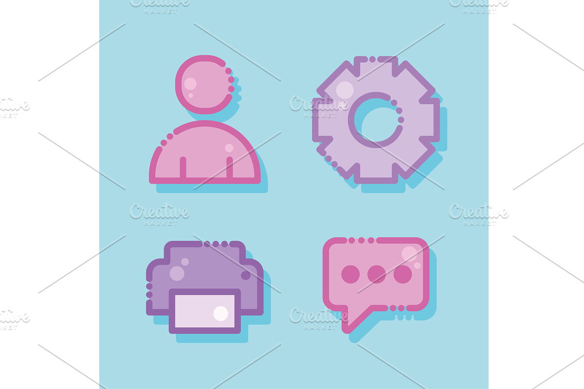 mail service objects, an Object Illustration by studiogstock