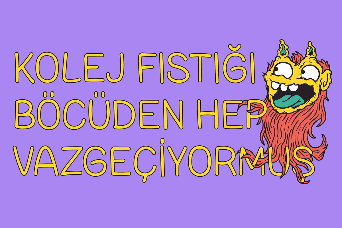 SK Yok Deve, a Script Font by Salih Kizilkaya (Photo 6 of 10)