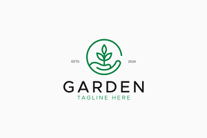 Letter G Garden Tree Plantation Logo, a Branding & Logo Template by Signatoro