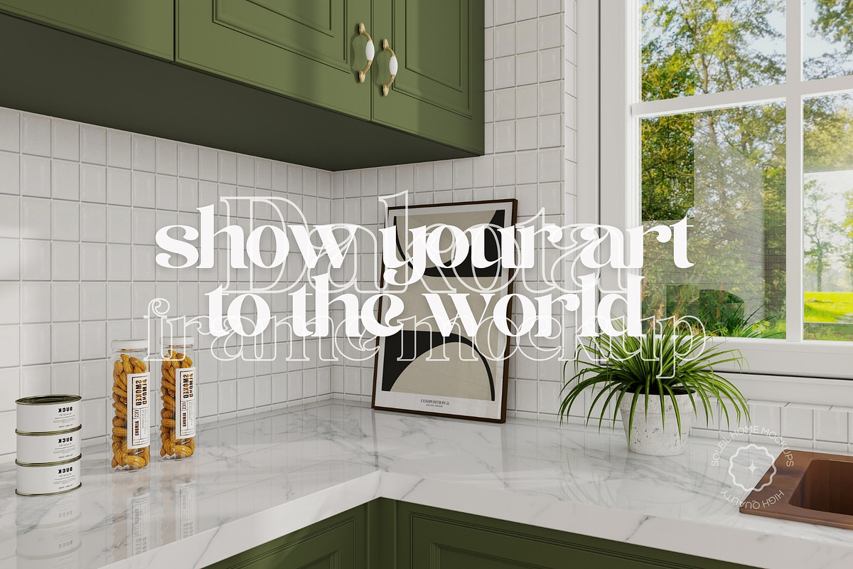 DAKOTA| Cottage Kitchen Mockup Set, a Household Mockup by SoleilHomeMockups (Photo 10 of 12)