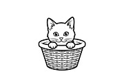 50 Woven Basket Vector Bundle, an Illustration by Designs_River (Thumbnail 39 of 51)